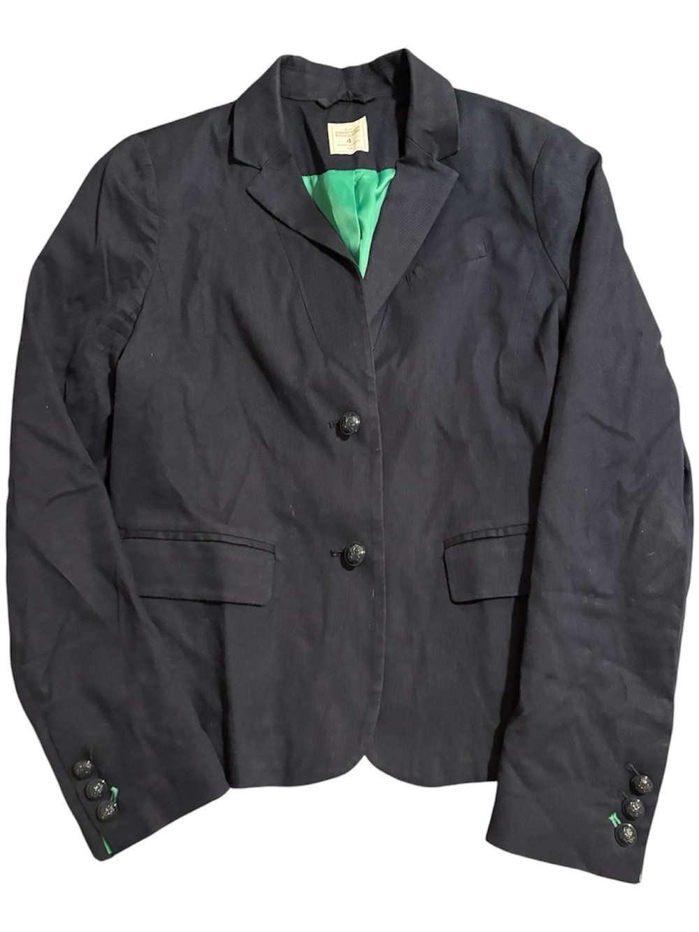 🧳GAP NavyBlazer with Green Lining